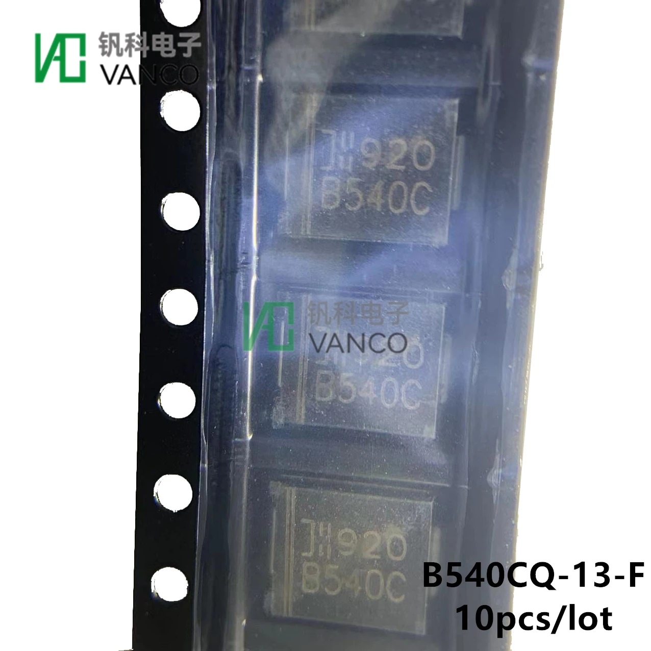 10pcs/lot B540CQ-13-F Transistor Kit 40V 5A SMC In Sctock