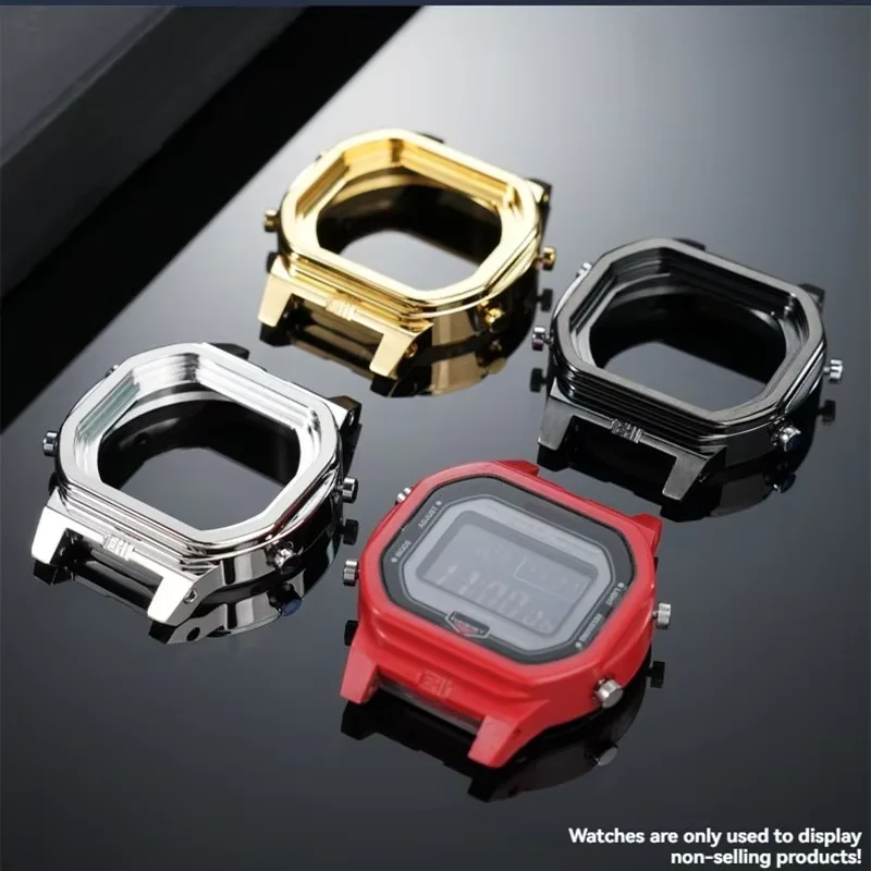 GWB5600 Stainless Steel Inner Shell Upgrade parts For Casio GW-B5600 Metal Inner case+back cover Screw Waterproof Ring I/O Ring