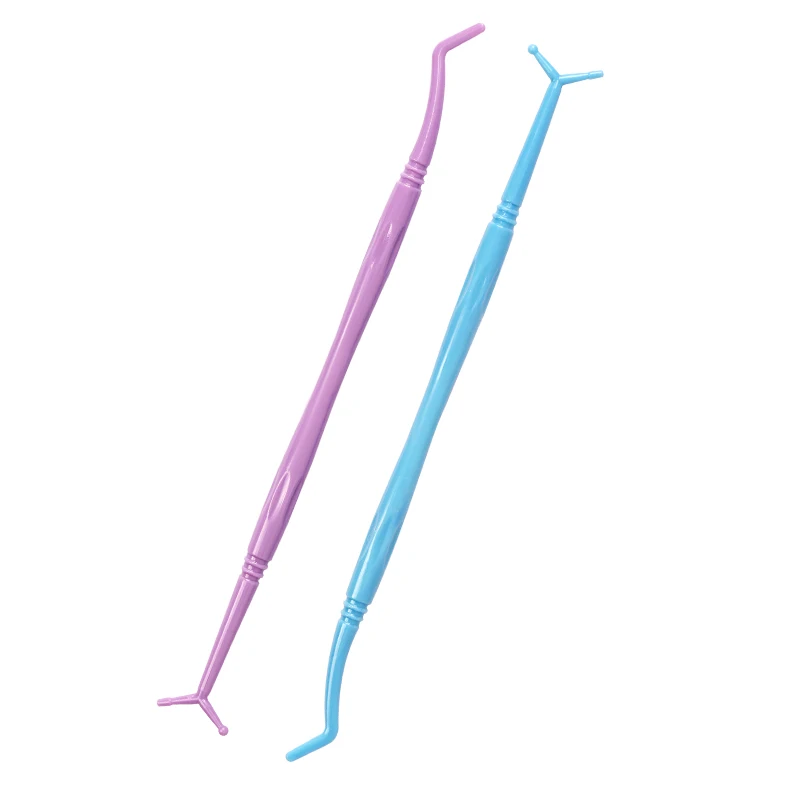 1Pc Plastic Dental Double Ends Root Filling Tool Restoration Spatula Composite Filling Resin Instruments Lab Tools