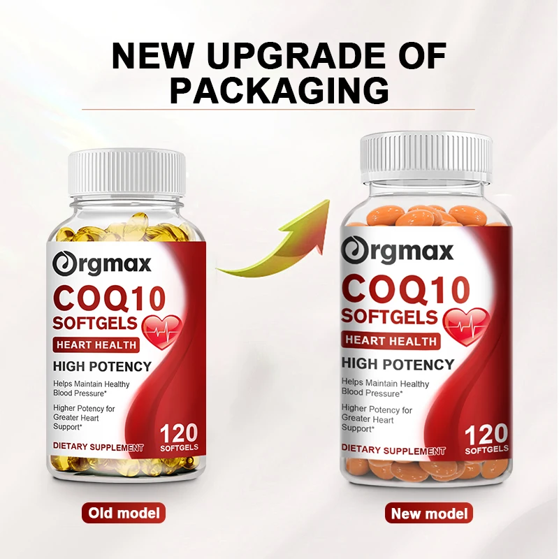 300mg Organic Ultra High Absorption COQ10 Coenzyme Q10 Blood Vessels & Heart Health Blood Pressure Balance for Old People