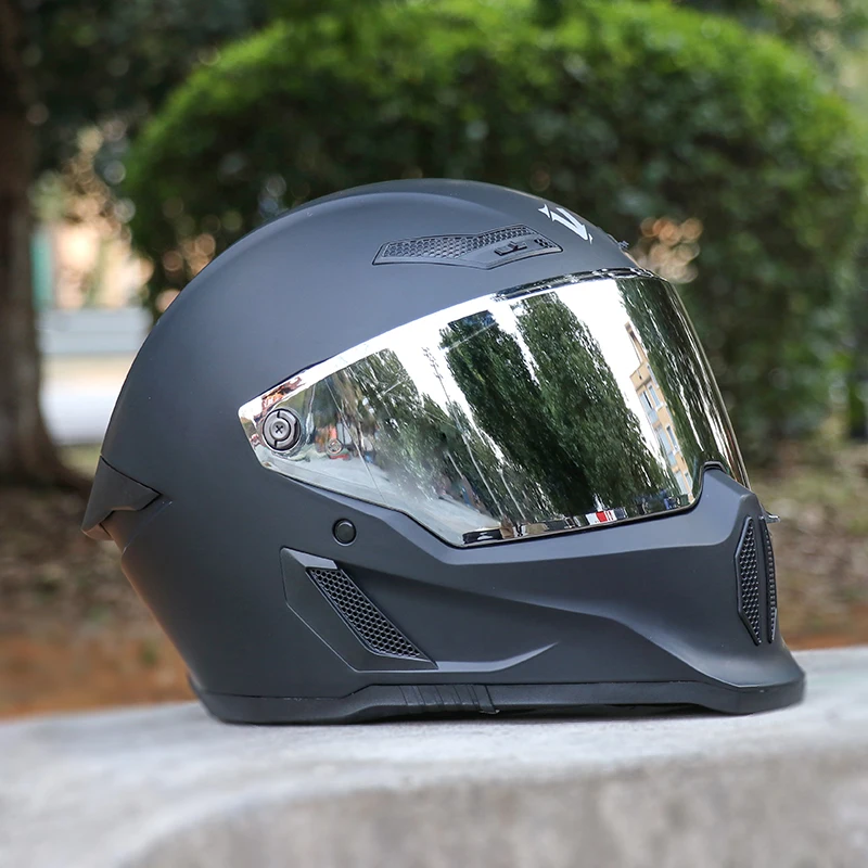 

Полнолицевой мотоциклетный шлем VGV, всесезонный стиль Mecha, различные линзы, солнцезащитный крем, защита от бликов, мужской и женский ECE DOT, личность