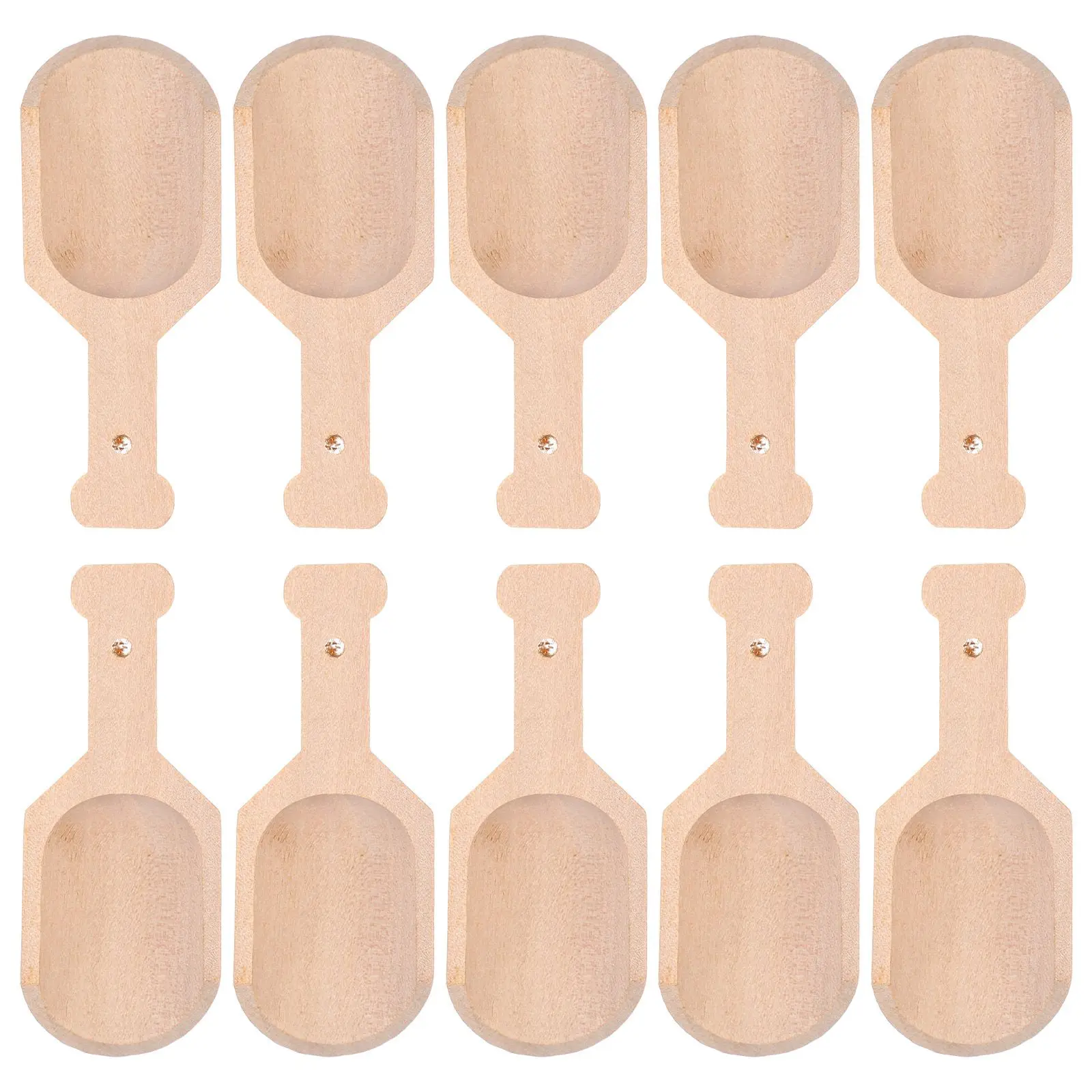 

10 Pcs Wooden Tea Spoons Small Coffee Sugar Spoon Hot Wedding Favor Japanese Craftsmanship Kitchen Bar Tools