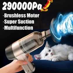 290000PA Portable Wireless Car Vacuum Cleaner Mini Handheld Cleaner for Home Appliance Powerful Cleaning Machine Car Cleaner