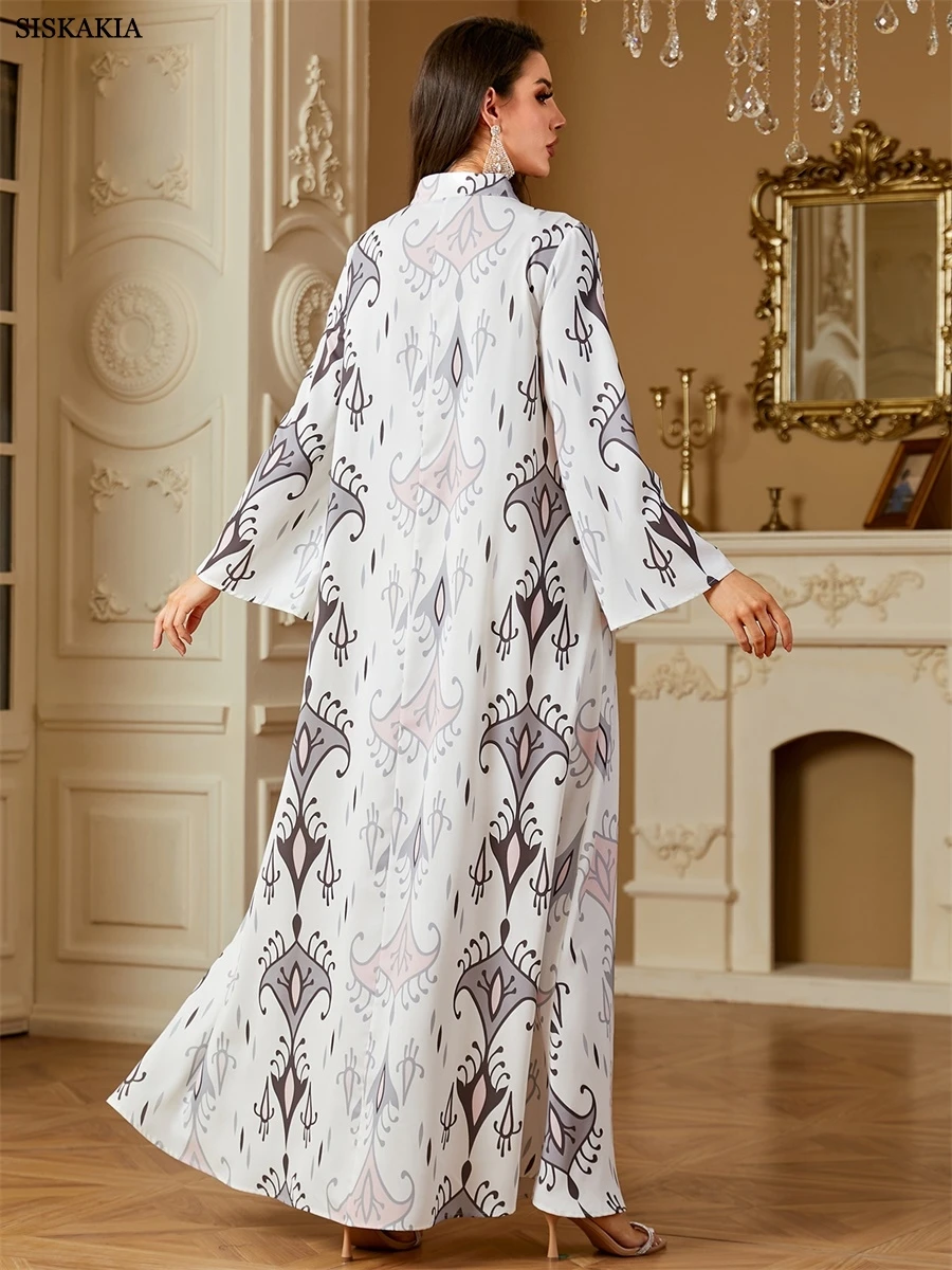 Vestido Largo Estampado Floral Musulmán Siskakia - usage example