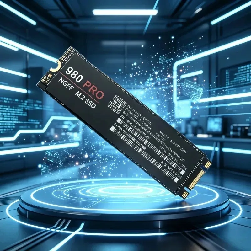 M2 NVMe SSD 2TB PCIe Gen4.0 7400MBs Read Write Internal Solid State Drive Compatible Laptop Desktop PC Gaming Upgrade High Speed
