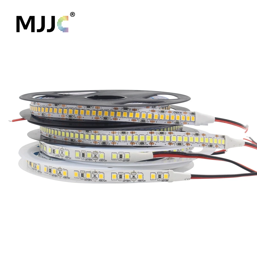 

12V 24V 2835 LED Strip Light 120/240 LEDs Tape Lamp 5M Warm/Cold/Natural White Ribbon Ice Blue Green Golden Yellow Linear Stripe