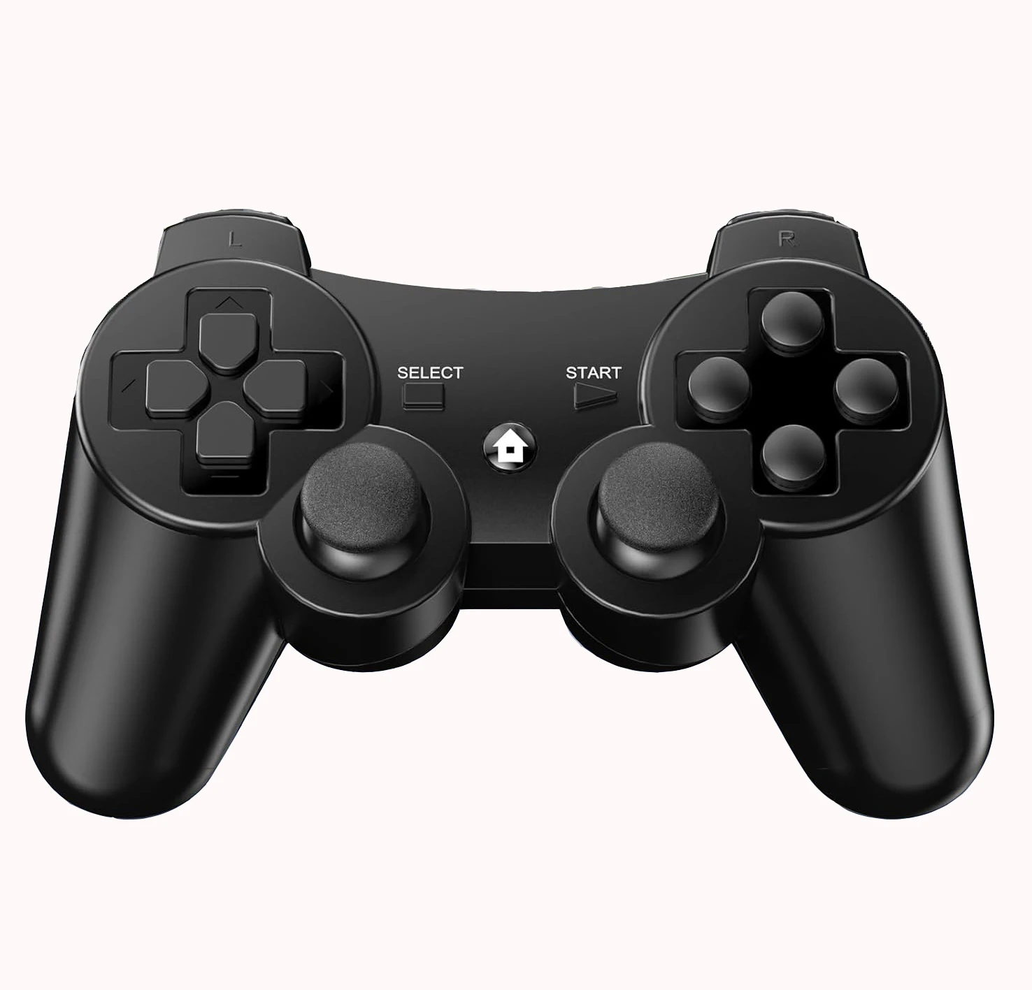 Draadloze controller voor PS3 met vibratie met dubbele motor, zesassige bewegingssensor, snelle oplaadkabel. Controller met lange batterij voor PS3