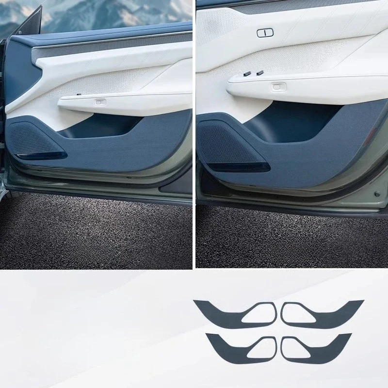 

For Zeekr 001 Door Anti-kick Pad Fur Threshold Strip Protection Center Pillar Cab Anti-scratch Sticker Modification Accessories