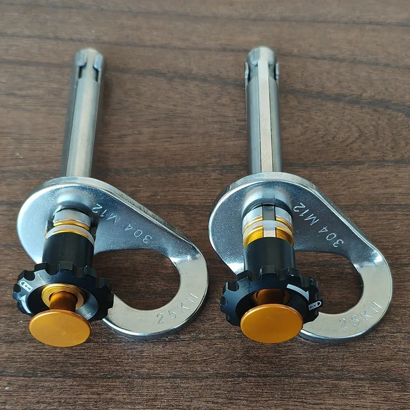 Rock Climbing Removable Anchor 304 Stainless Steel Rock Nail Hanging Piece Aerial Work Safety Rope Holder