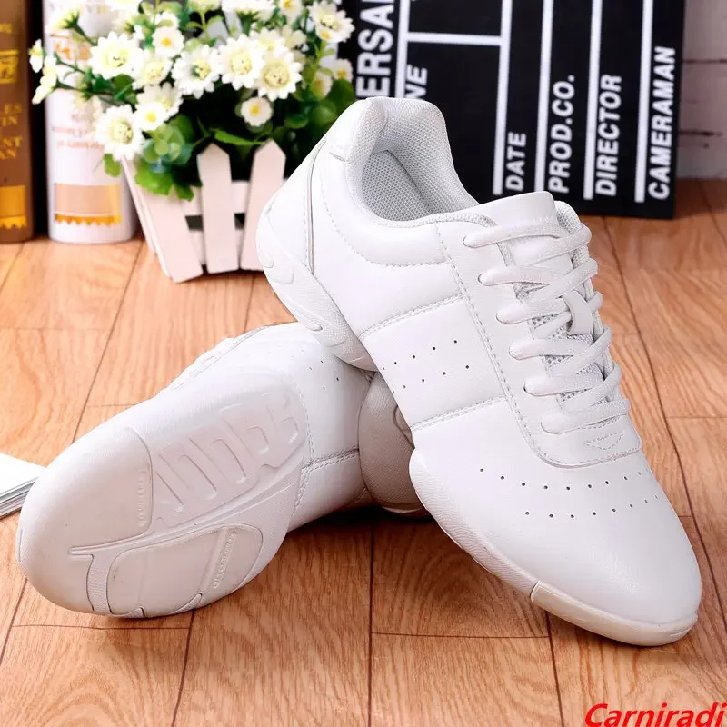 Children Soft Bottom Competitive Dance Sneakers Boy Girl Professional Jazz Cheerleading Shoes Men Women Fitness Aerobics Shoes