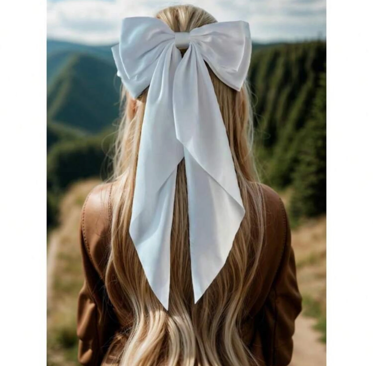 3 bow hair clips Women\'s summer Premium Korean Bow clip headdress Duck Bill clip hair clip hair accessories