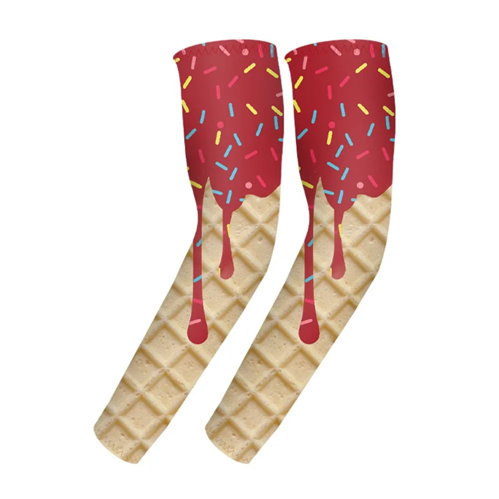 

НОВЫЕ рукава для мороженого, защита от ультрафиолета, впитывающий влагу, компрессионный рукав, охлаждающие солнцезащитные рукава, велосипедные рукава