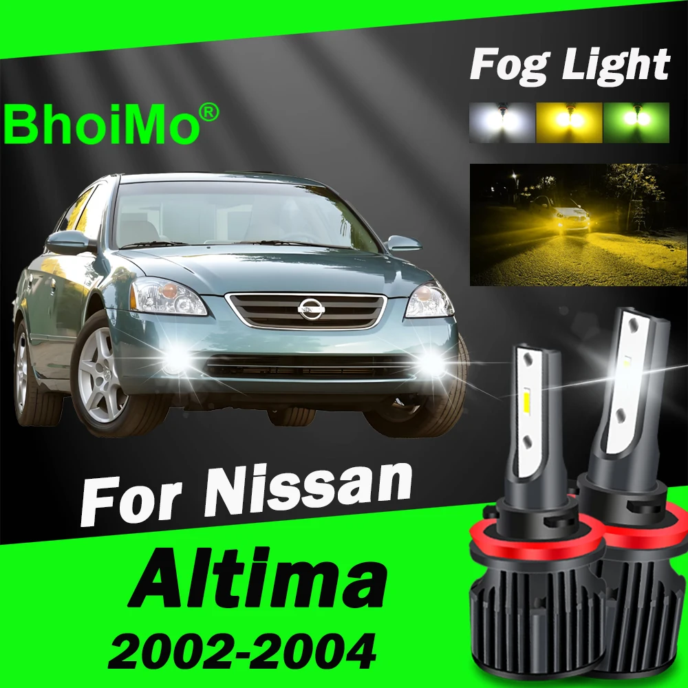 

BhoiMo For Nissan Altima 2002 2003 2004 Front Fog Light Lamp Led Bulb