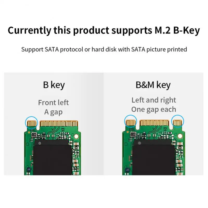 

Адаптер для жесткого диска M.2 NGFF SATA 22P