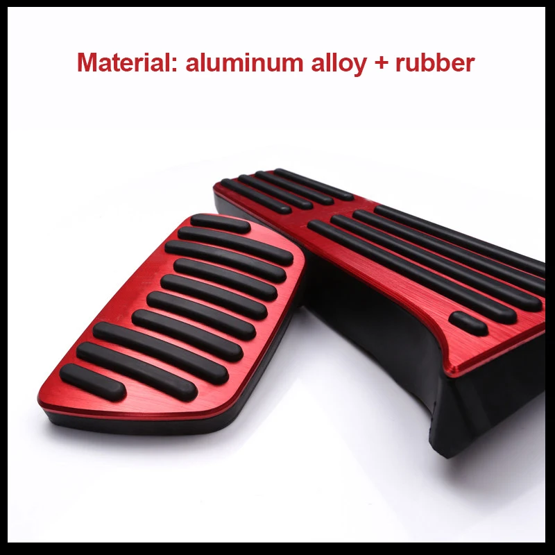 Aluminum Car Accelerator Fuel Brake Pedal Foot Rest Pedals Cover Pads For Toyota Camry 70 XV70 2018-2020 2021 2022 Accessories