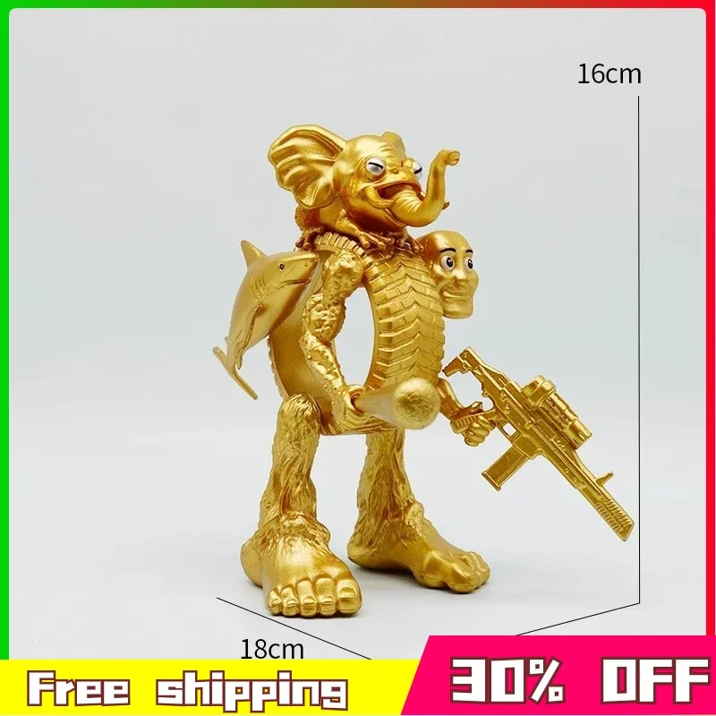 

New TungTungTung Sahur 16cm Anime Figure Peripheral PVC Model Combination Statue Desktop Ornaments Boys Birthday Gifts Toys