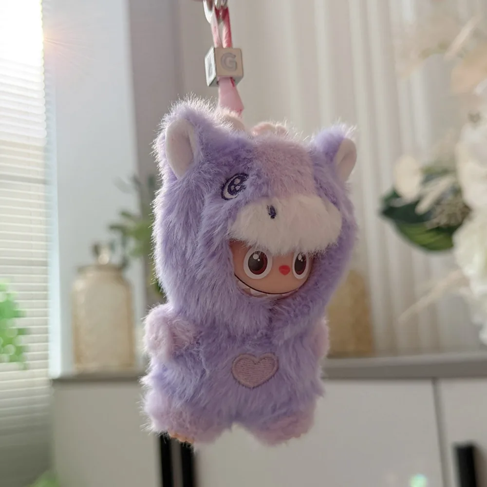 Ubranka Labubu V4 - Urocze ubrania z motywem zwierzęcym dla Mini Labubu 4.0, ręcznie robione stroje, akcesoria dla lalek, edycja limitowana