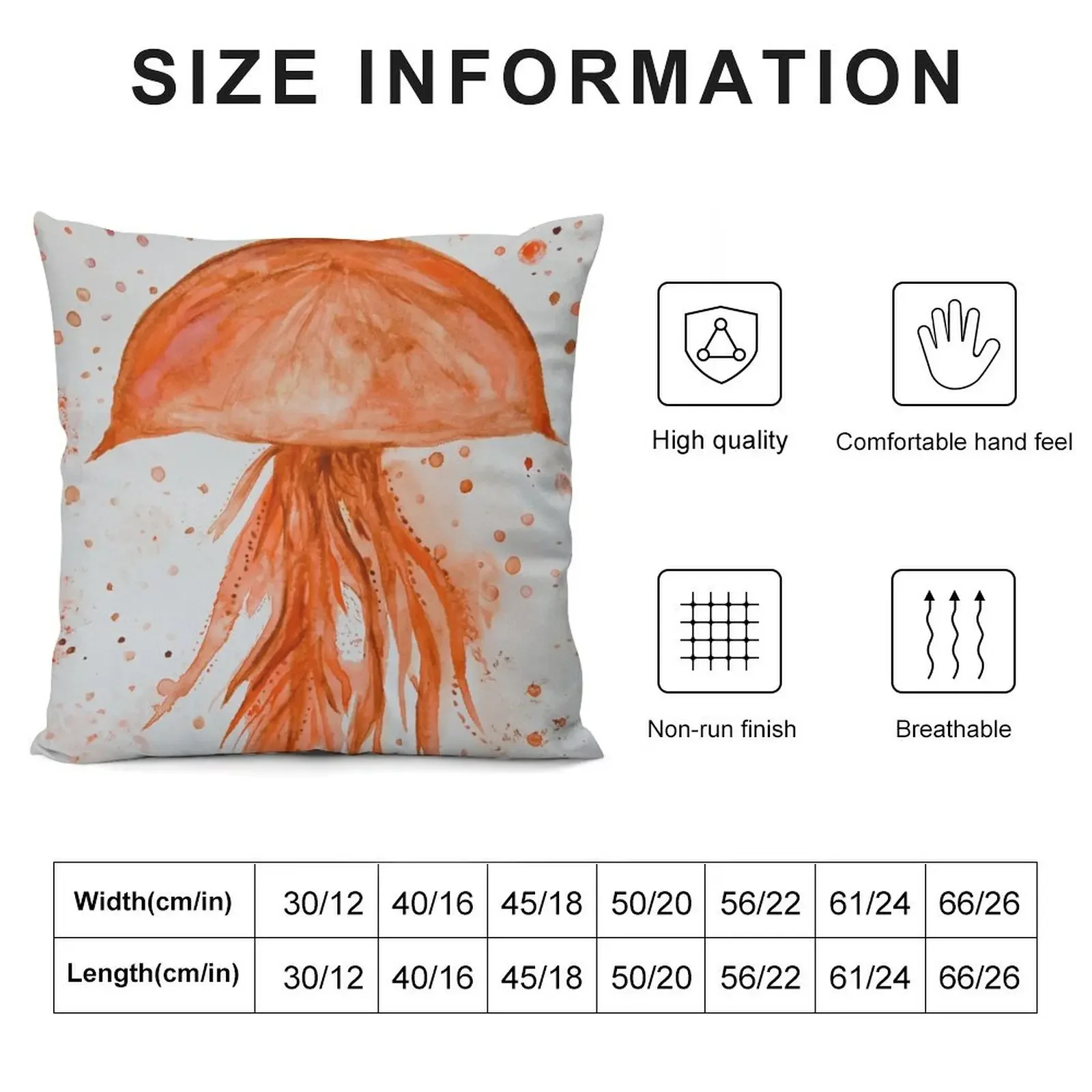 Jellyfish with background Throw Pillow Rectangular Cushion Cover Sofa Cushions christmas cushions covers pillow