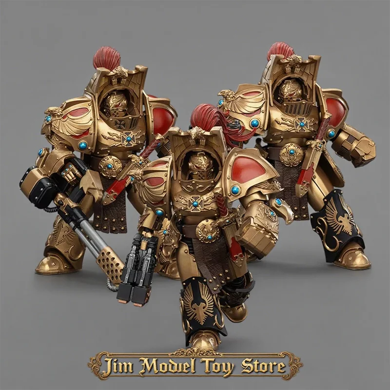 

Joy Toy 1/18 Warhammer The Horus Heresy Legio Custodes Aquilon Terminator Squad Aquilon With Lastrum Storm Bolter Action Figure