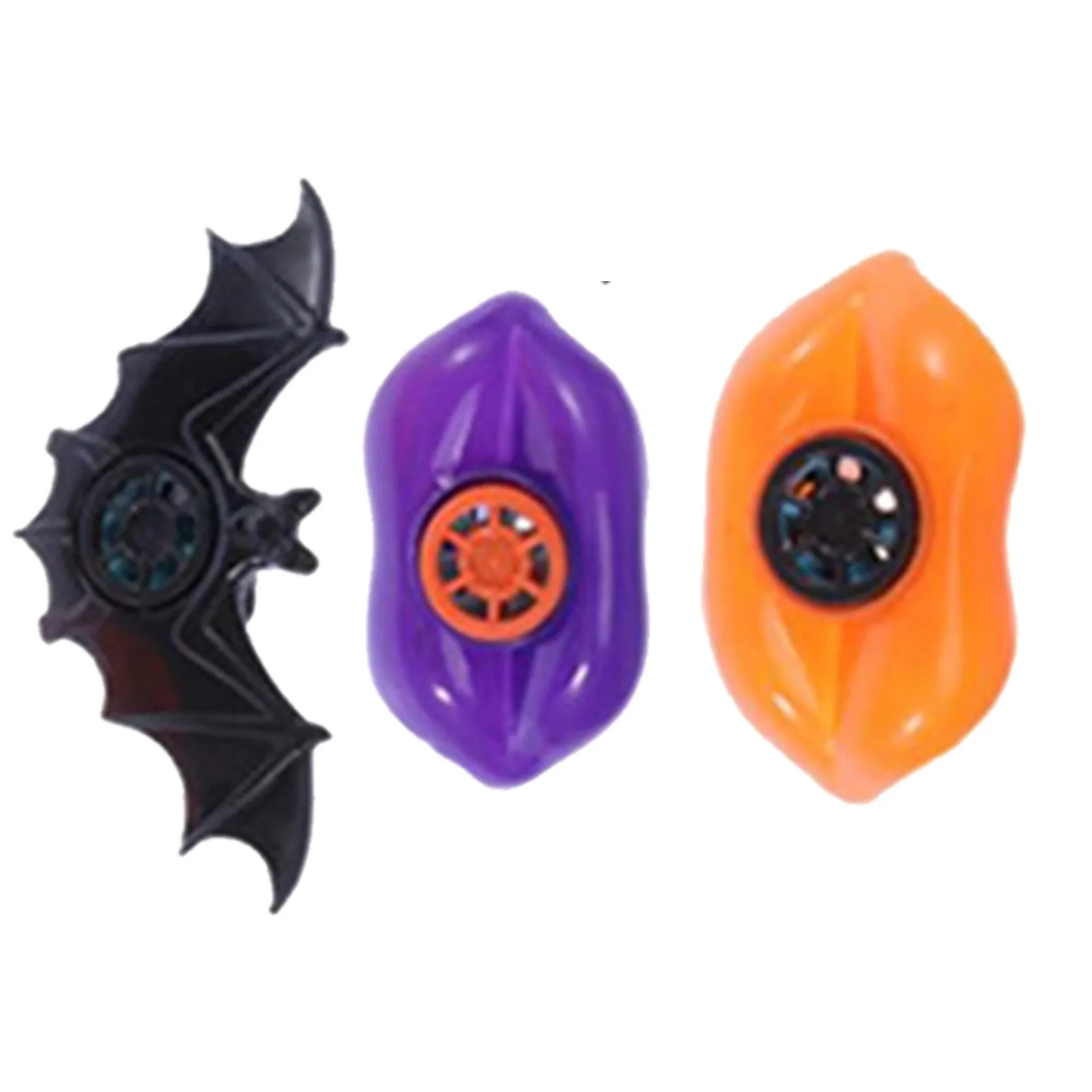 

3Pcs Plastic Halloween Bat Lip Whistles Creative Kids Party Music Interest Creative Halloween Whistles