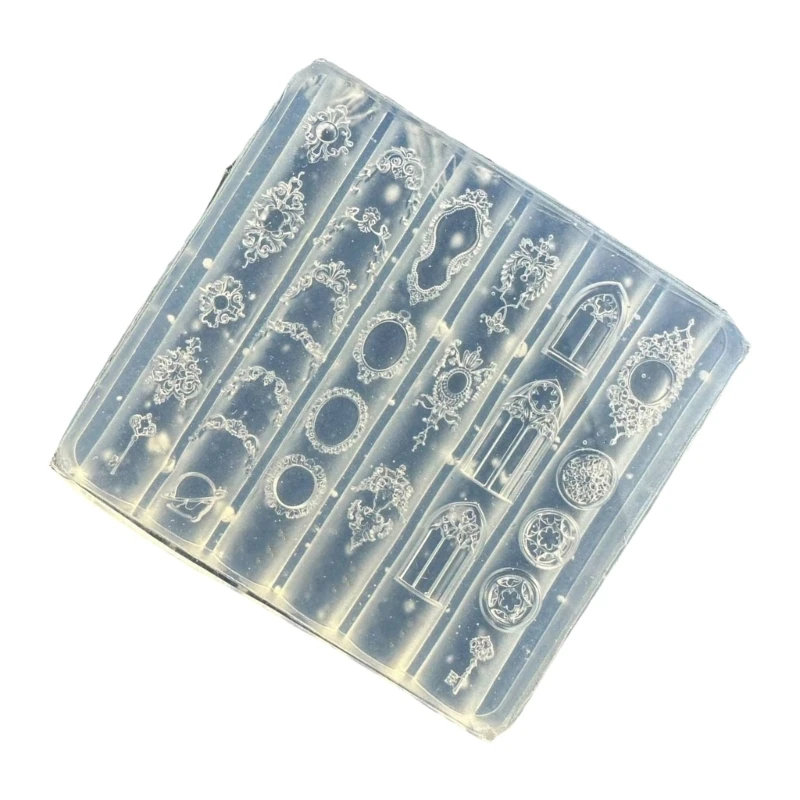 

Reusable Baroque Silicone Making Mold For Intricate 3D Floral Art