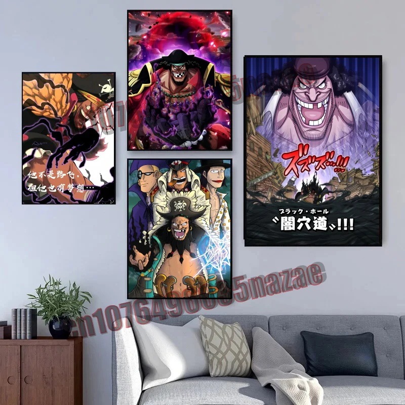 

Anime One Piece Canvas Painting Poster Cafe Bar Game Room Home Entrance Fashion Wall Art Decoration Painting Christmas Gift