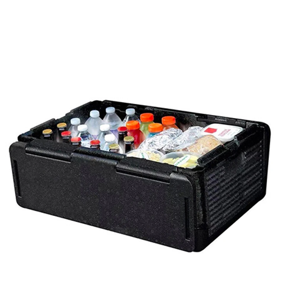 Top Load Camping Insulated Box Multipurpose Foldable Cooler Fresh Box Outdoor Storage Box for Catering & Transport