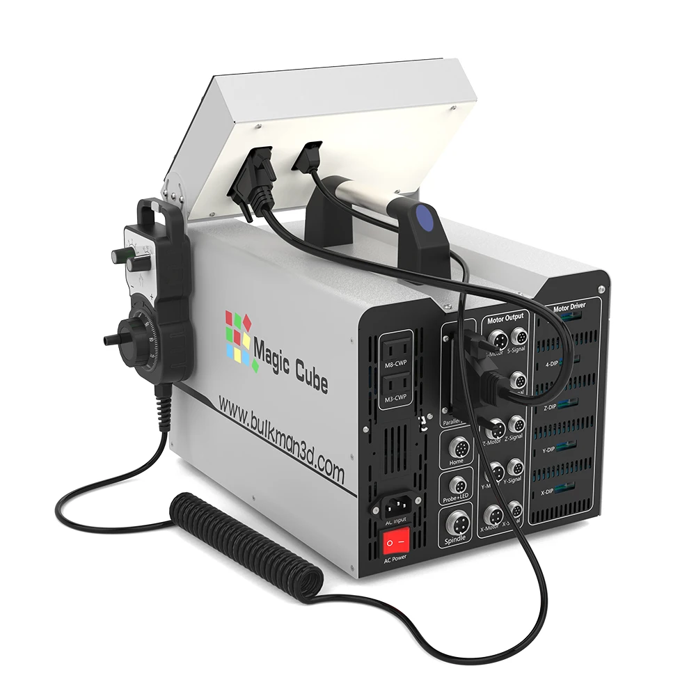 صندوق التحكم غير المتصل لوحدة التحكم CNC BulkMan3D DDCSV4.1 5 محاور مع الأتمتة الصناعية لعجلة اليد MPG لحفارة جهاز التوجيه باستخدام الحاسب الآلي