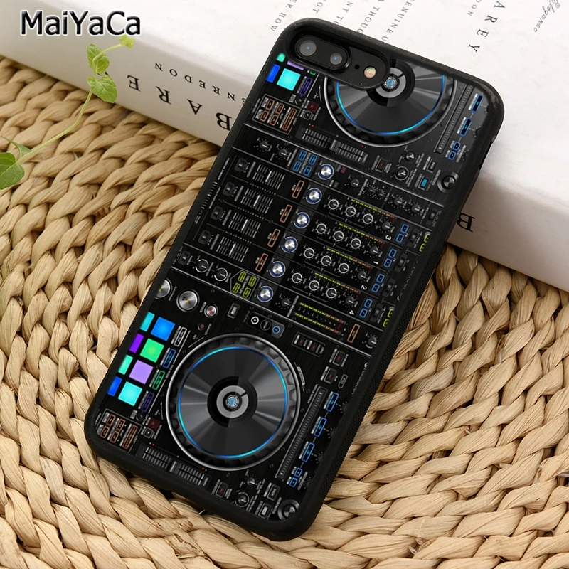 

MaiYaCa Music Note DJ Mixer Board Phone Case For iPhone 17 Air 16 15 14 11 12 13 Pro MAX Plus coque Shell