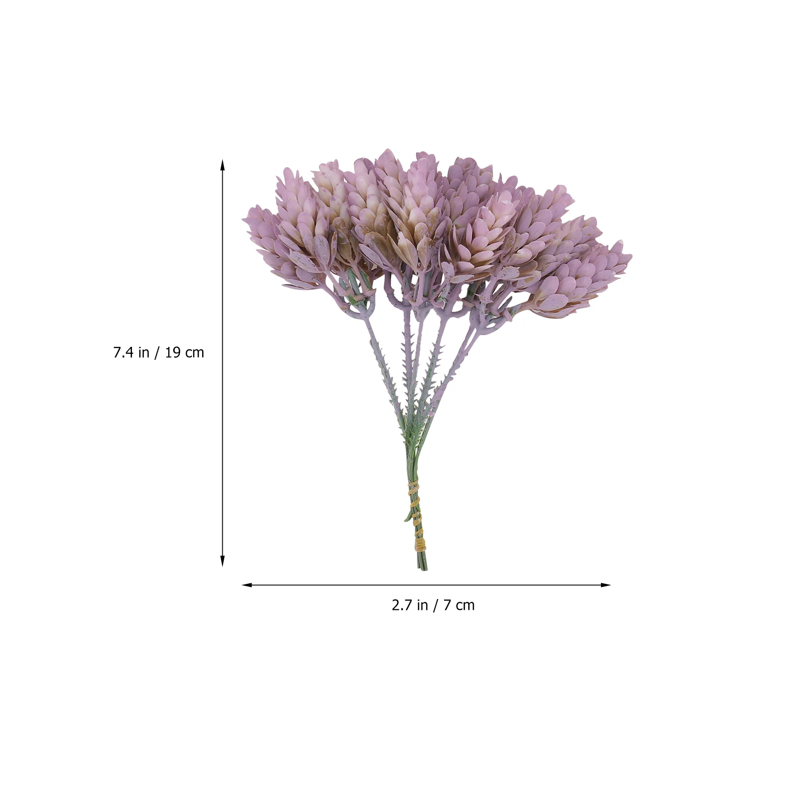 

Artificial Flower Plants Plastic Pineapple Grass Bouquet Lifelike Decor Small Size Home Office Desktop Bookshelf Study Room