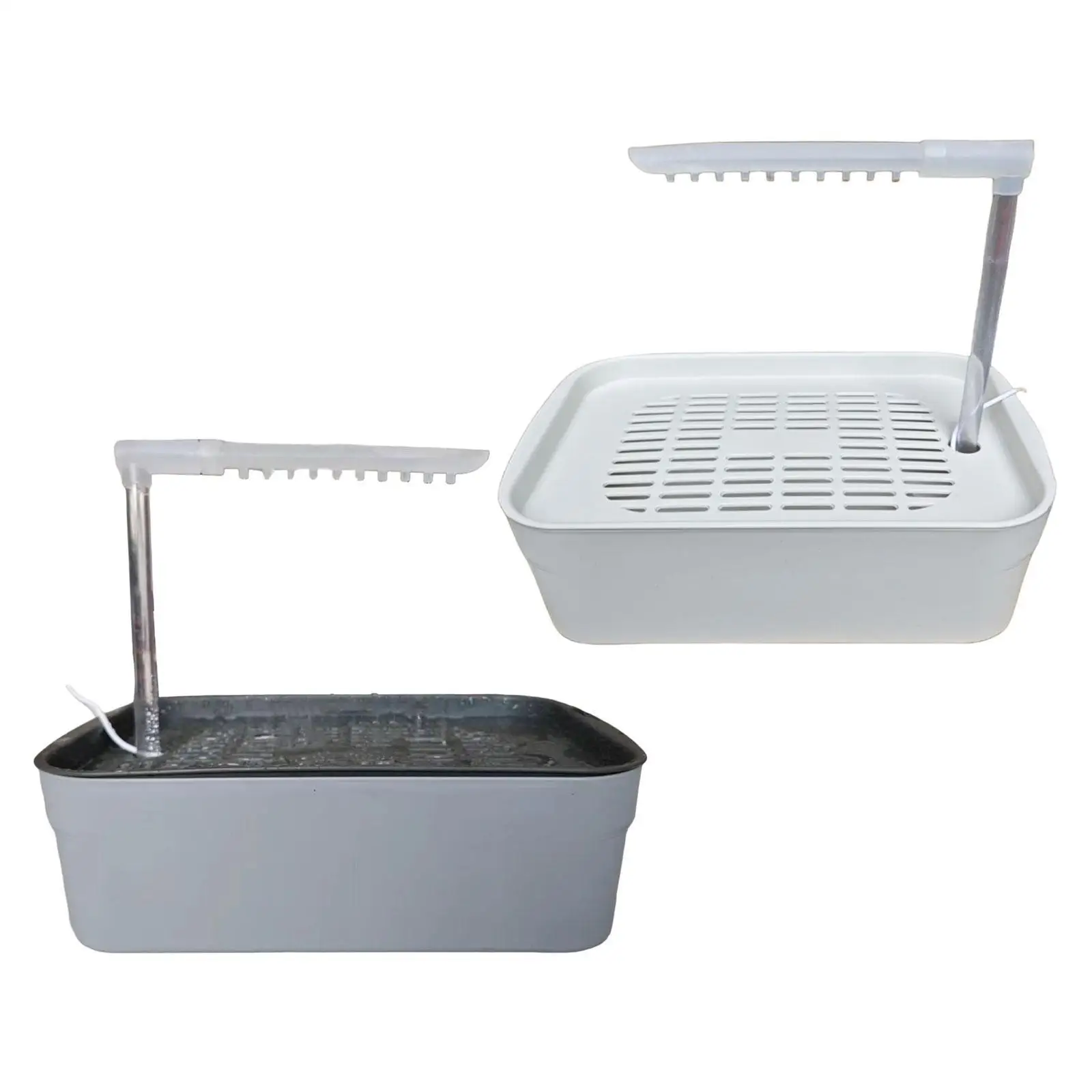 Automatic Pet Bird Bath with USB Cable Easy to Clean Parrot Bathtub for Cockatiel African Grey Water Bowl Lovebirds Budgie