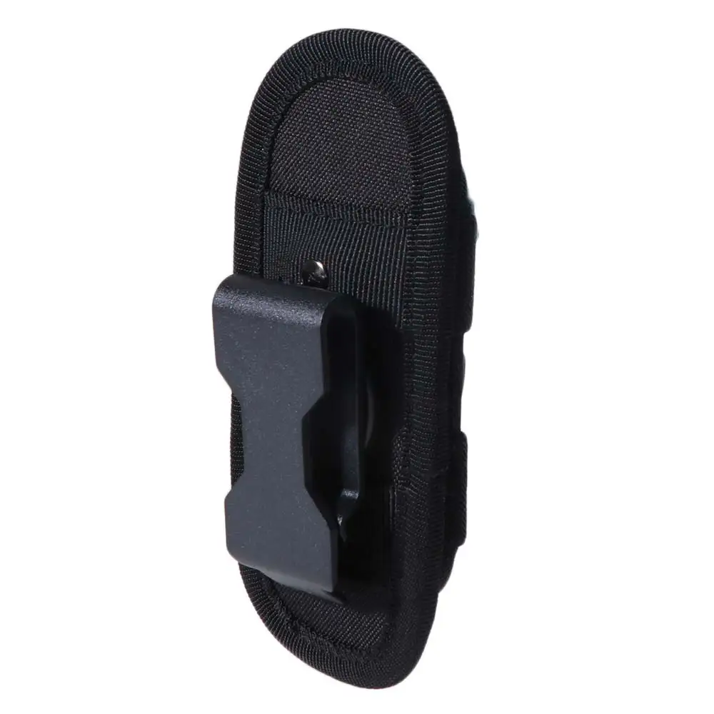 360 Degree Rotatable Flashlight Holder Pouch Portable Durable Flashlight Bag Multifunction Belt Clip Torch Case Duty Belt