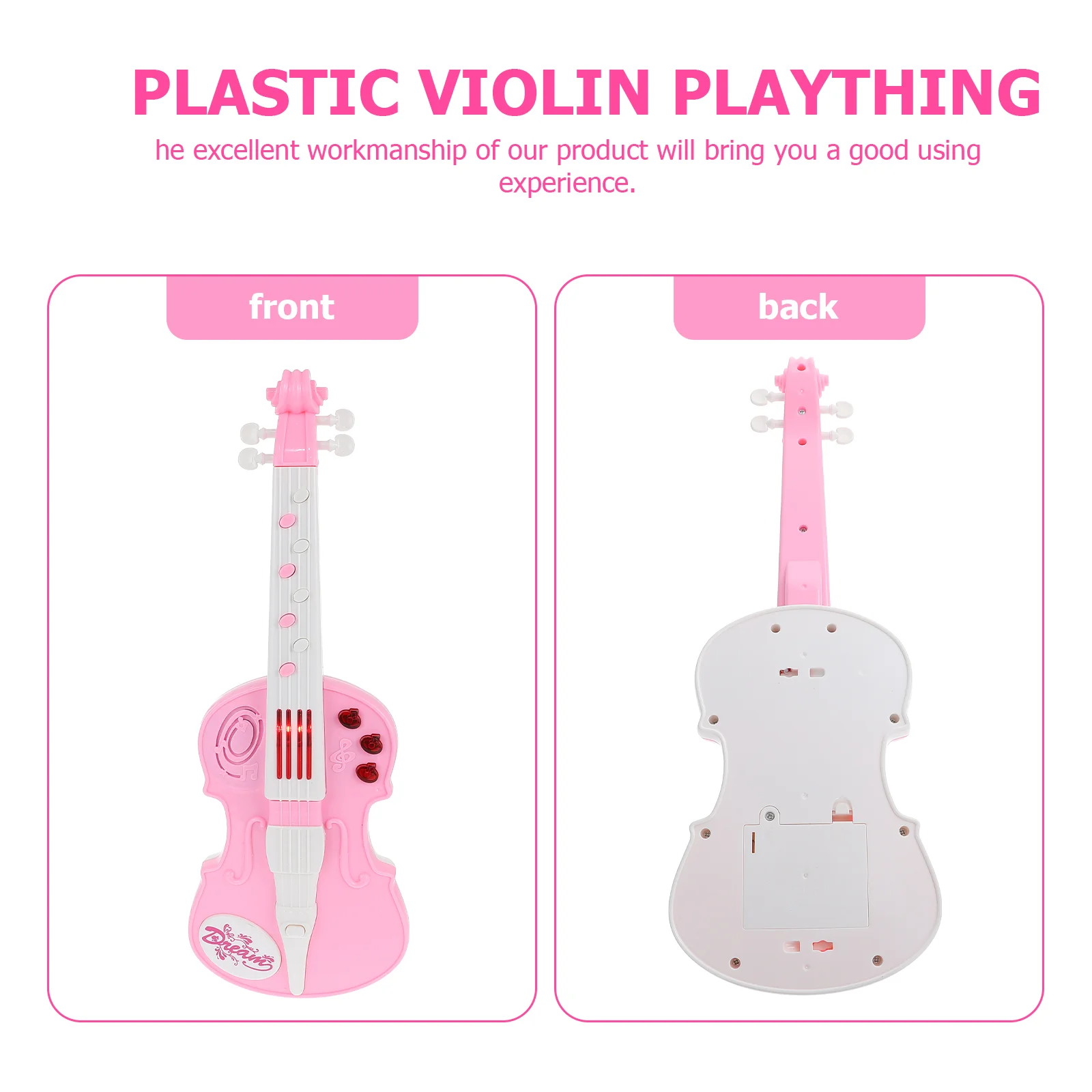 Violino elettronico Giocattolo per bambini Educazione musicale Può giocare Strumenti per bambini Giocattoli Giocattolo in plastica ABS per bambini