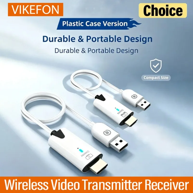 

30M Wireless HDMI-Compatible Video Transmitter Receiver Extender Adapter TV Stick Dongle 1080P for Monitor Projector Laptops PC