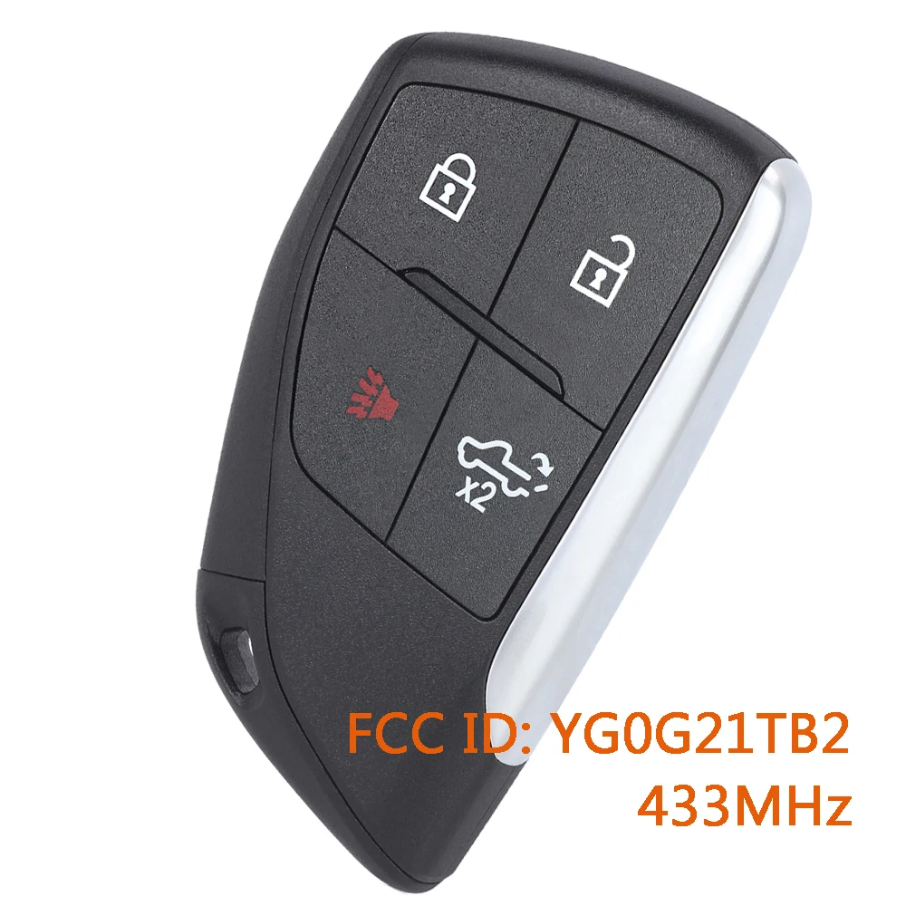 

Пульт дистанционного управления DIYKEY YG0G21TB2 для Chevrolet Silverado и GMC Sierra 1500 2500 3500 2022-2025 (номера деталей 13548440, 13548441)