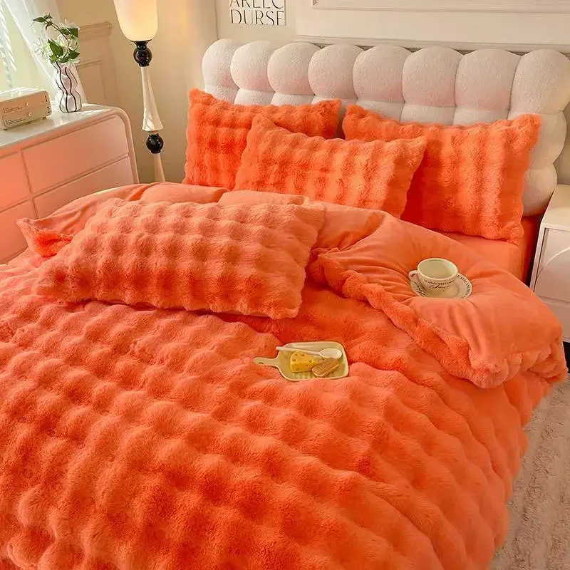 

24 new hot 4kg rabbit plush puff rabbit velvet lazy rabbit velvet three-dimensional cut flower milk velvet four-piece set