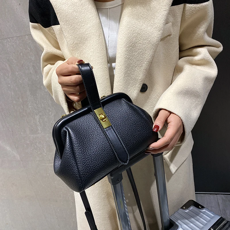 Branded Small Clutch PU Leather Crossbody Side Shoulder Bag with Short Handle 2022 Fashion Brand Designer Female Luxury Handbag