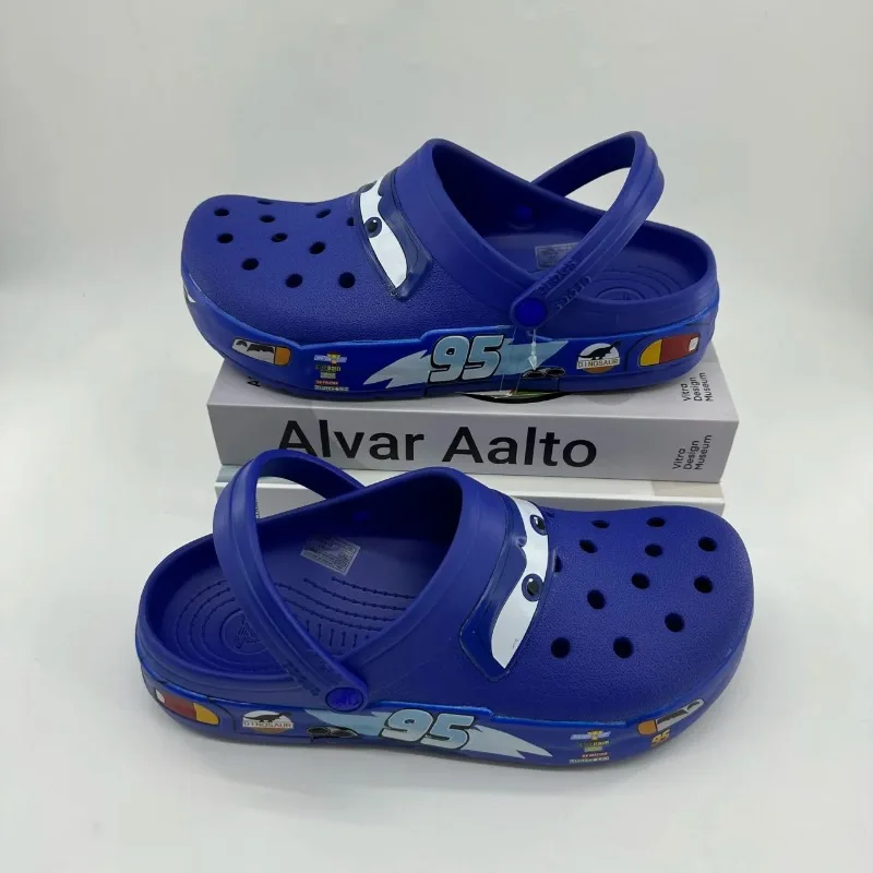 

Batman Hole Shoes Anime Cartoon Printing Accessories with Wings Summer Non-slip Slippers Lightning McQueen Sandals Gifts