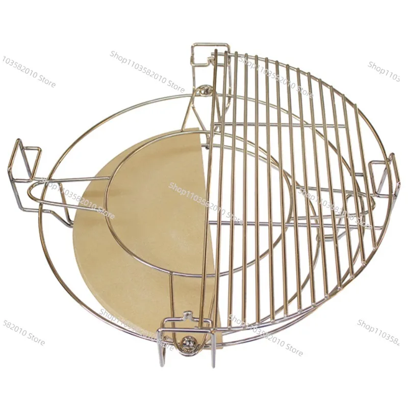 Accessoires pour four de camping : Système de cuisson « Divisez et conquérez » pour grills Kamado et grills fumoirs de 16, 18, 21, 22, 24, 26 pouces