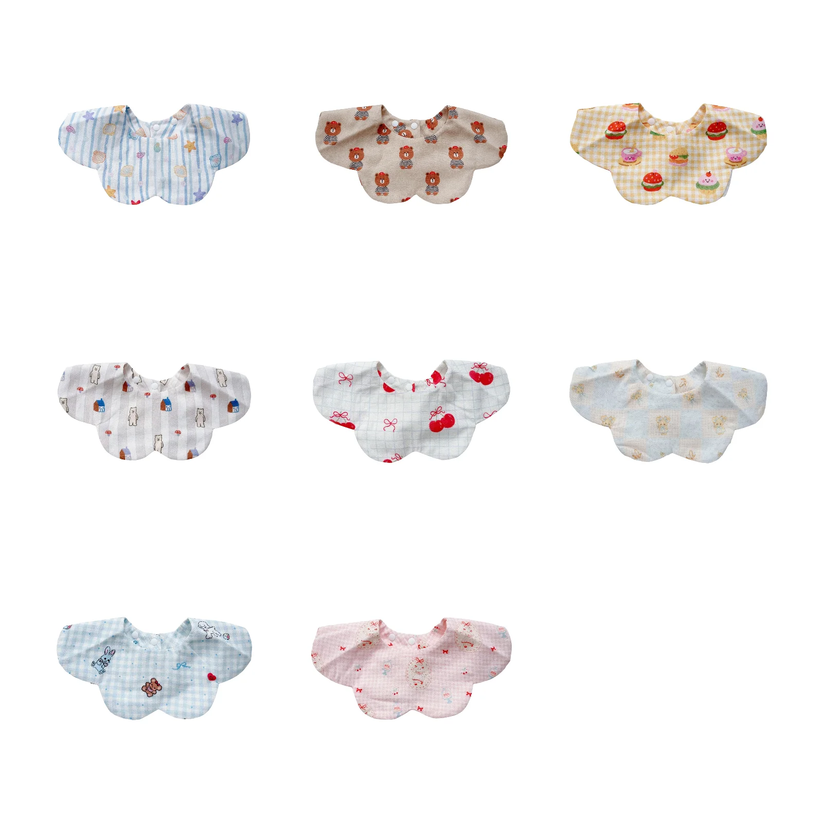 

Baby Bib for Newborns Cotton Burp Cloth Soft & Breathable Drooling Bib Infants Teething Bib for Feeding Hour