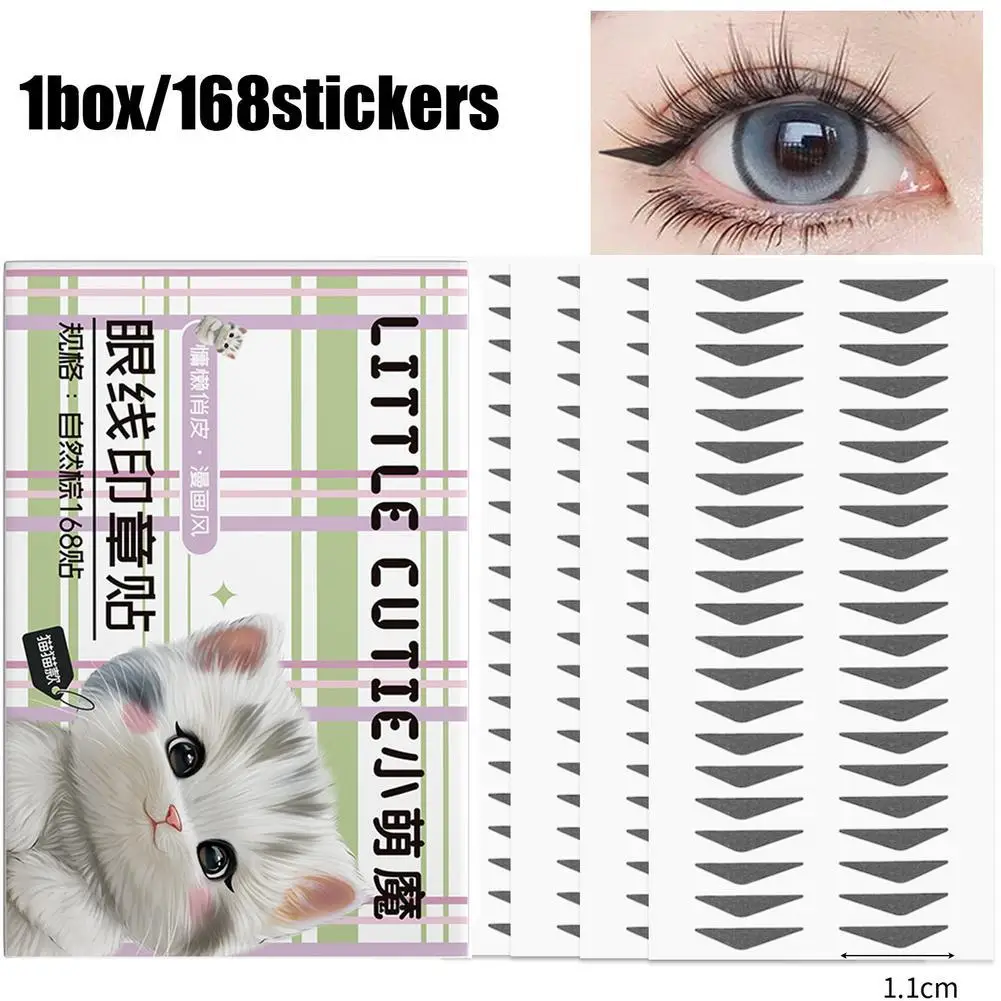 Make-up Schablonen Eyeliner Augenbrauen Lidschatten Aufkleber Vlies Schönheit Aufkleber Set Form Vorlage Gestaltung Werkzeuge