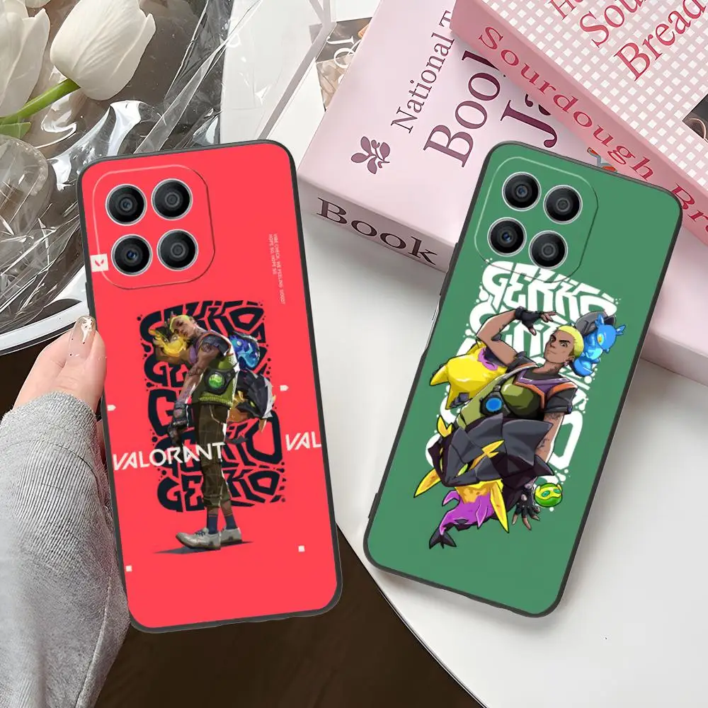 

Чехол для мобильного телефона Valorant Gekko для Honor 90 80 70 60 50 30 20 10 9 8 7 Pro S SE Lite 5G с цветной печатью Защитный чехол