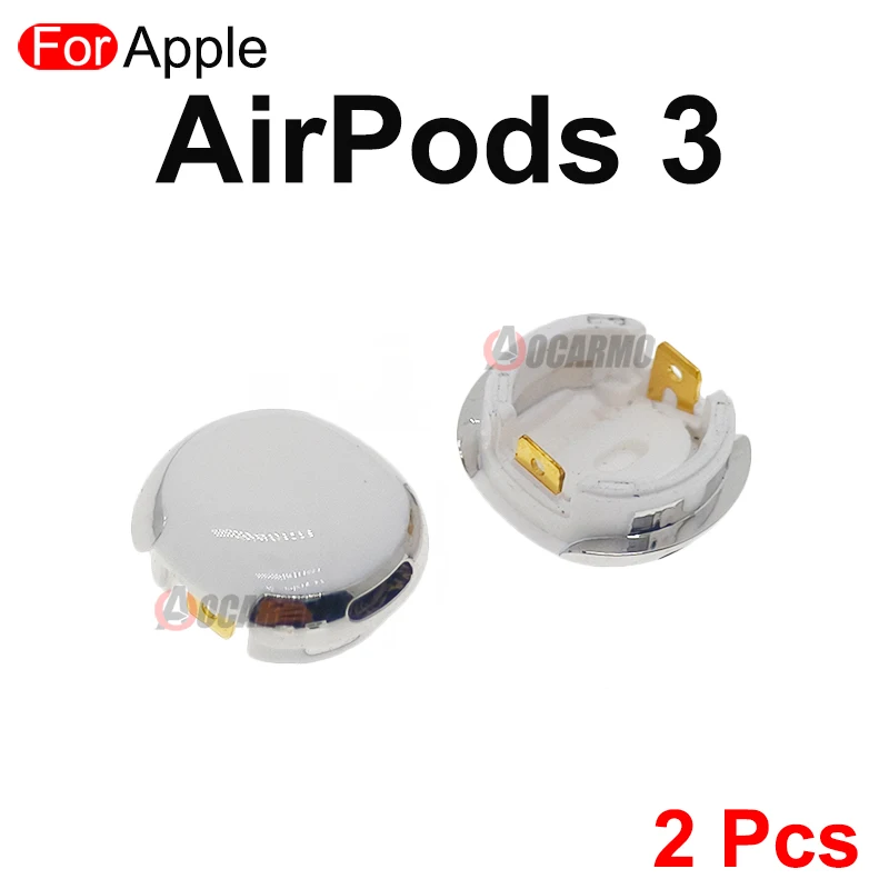 Aocarmo For Apple AirPods 1 2 3 Pro Pro2 Earphone Bottom Cover Charging Connector Repair Part