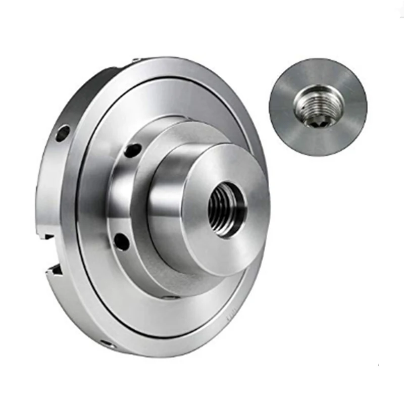 6-Inch Jaw Chuck Self-Centering Chuck Linkage Four-Jaw Woodworking Lathe Chuck Manual Positive And Negative Jaw Chuck