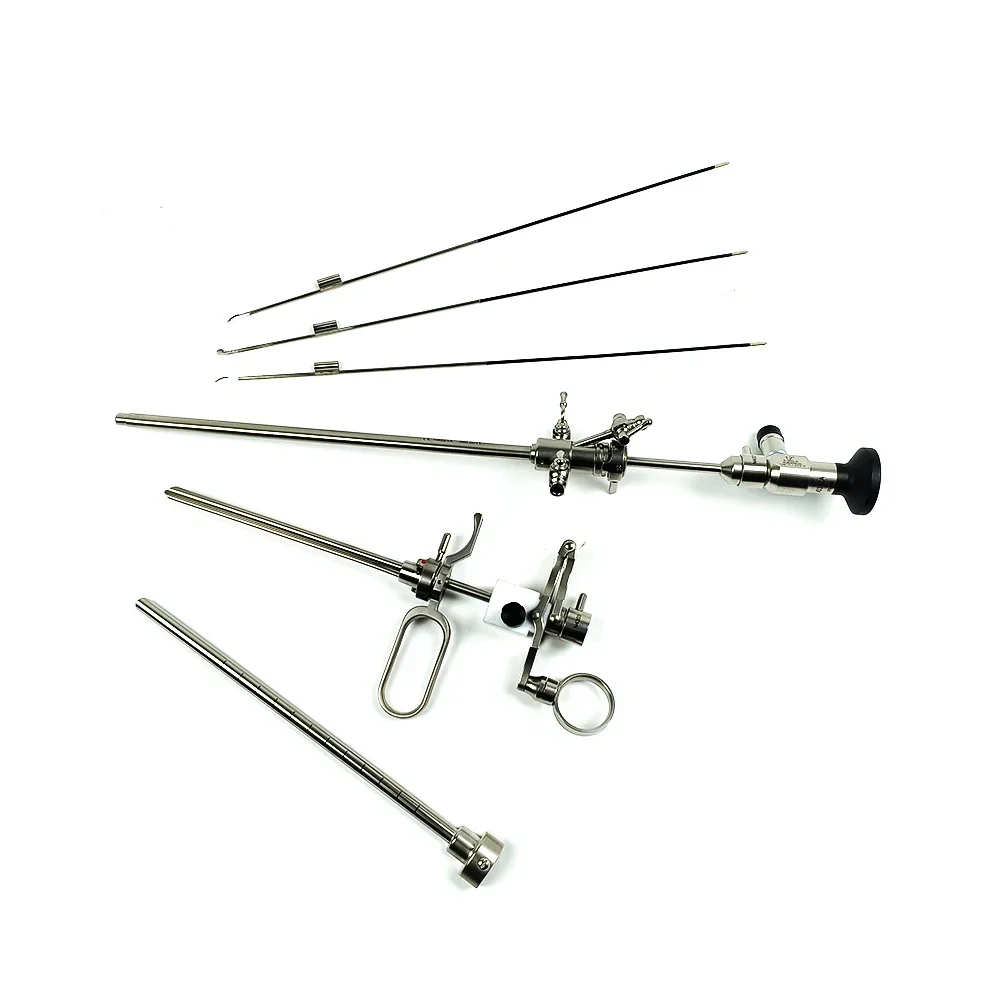 Surgical urology urethrotomy set  instruments urethrotome  with sickle-shaped/half moon/hook-shaped blade