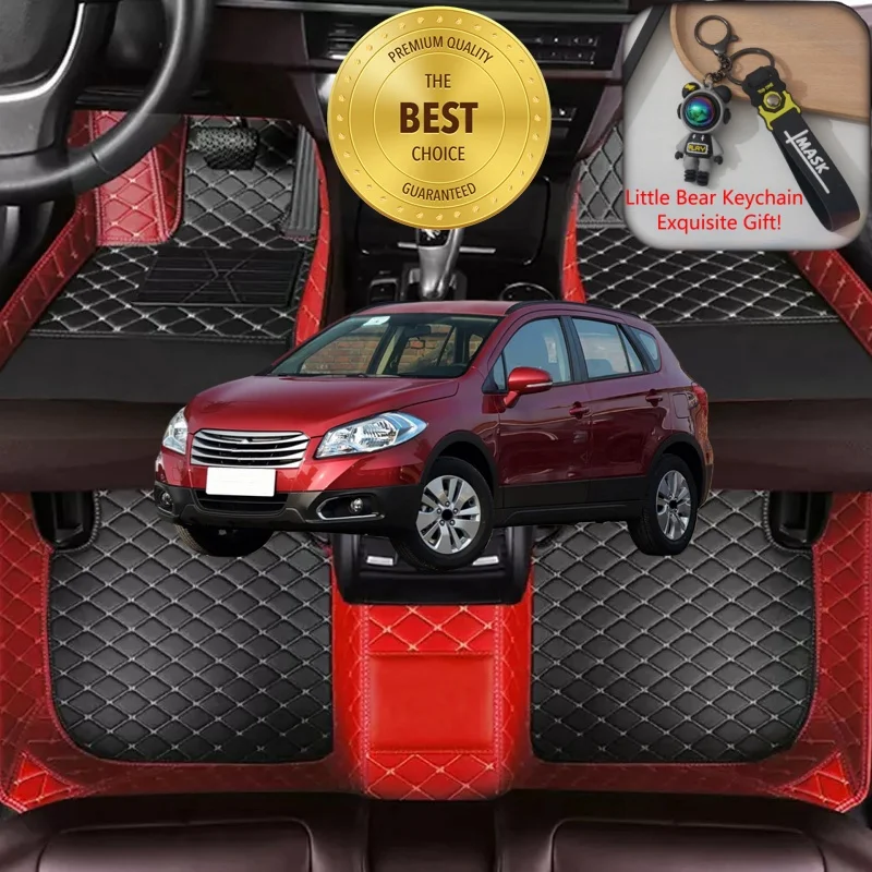 

Customized Fit for Suzuki SX4 S-Cross 2013-2021 Car Floor Mats Car Accessories Tailored Auto Carpet Mats Left/Right-hand Drive