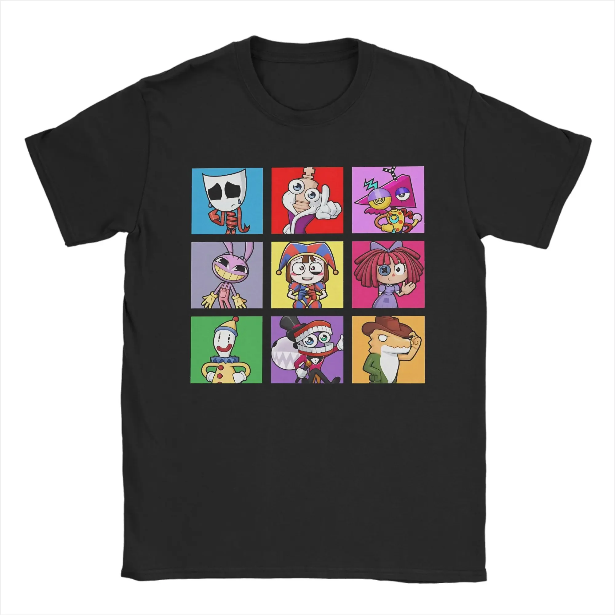 The Amazing Digital Circus 100 Cotton T Shirt For Couple Beach Vintage T-Shirts O Neck Hip Hop Tees Oversized Printed Tops
