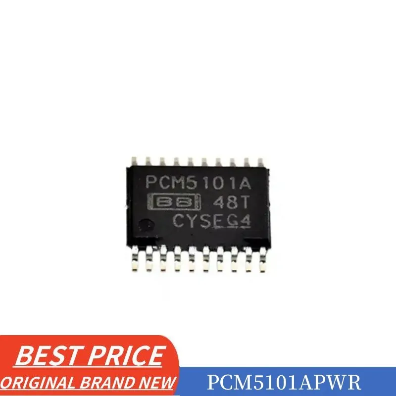 

PCM5101APWR code: PCM5101A PCM5101 TSSOP-20 Audio D/A Converter ICs 2VRMS DirectPath 106 dB Audio Stereo DAC