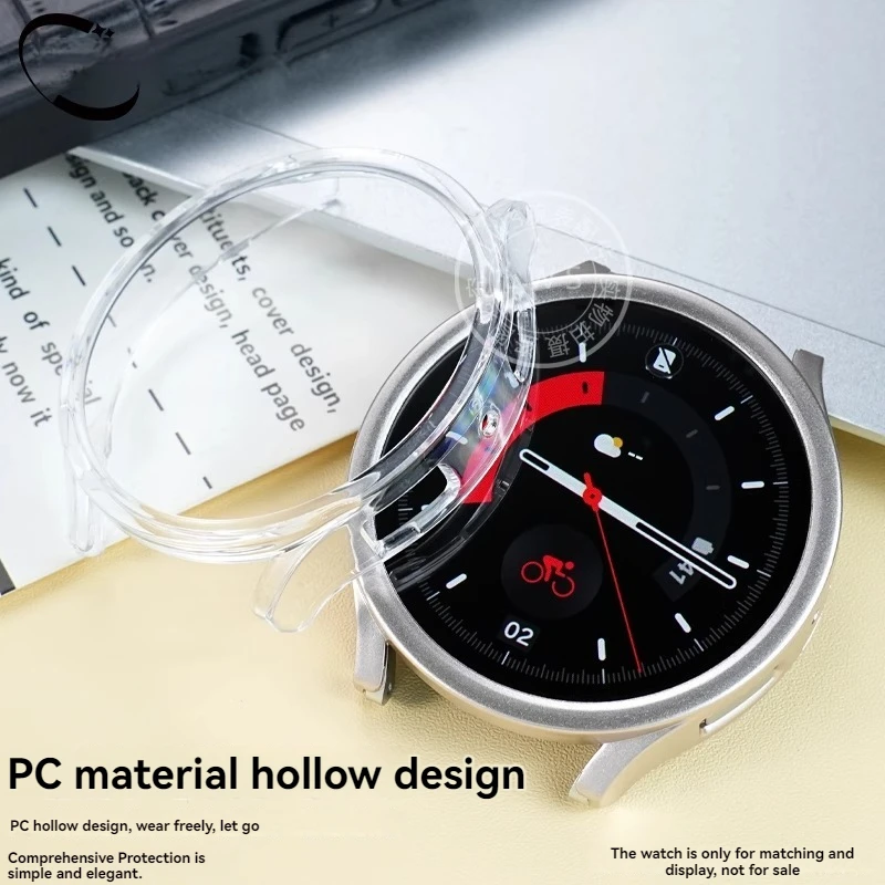 Capa para samsung galaxy watch7 6 5 4 44mm 40mm 43mm 47mm capa protetora moldura de pc sem protetor de vidro pára-choques galaxy watch case