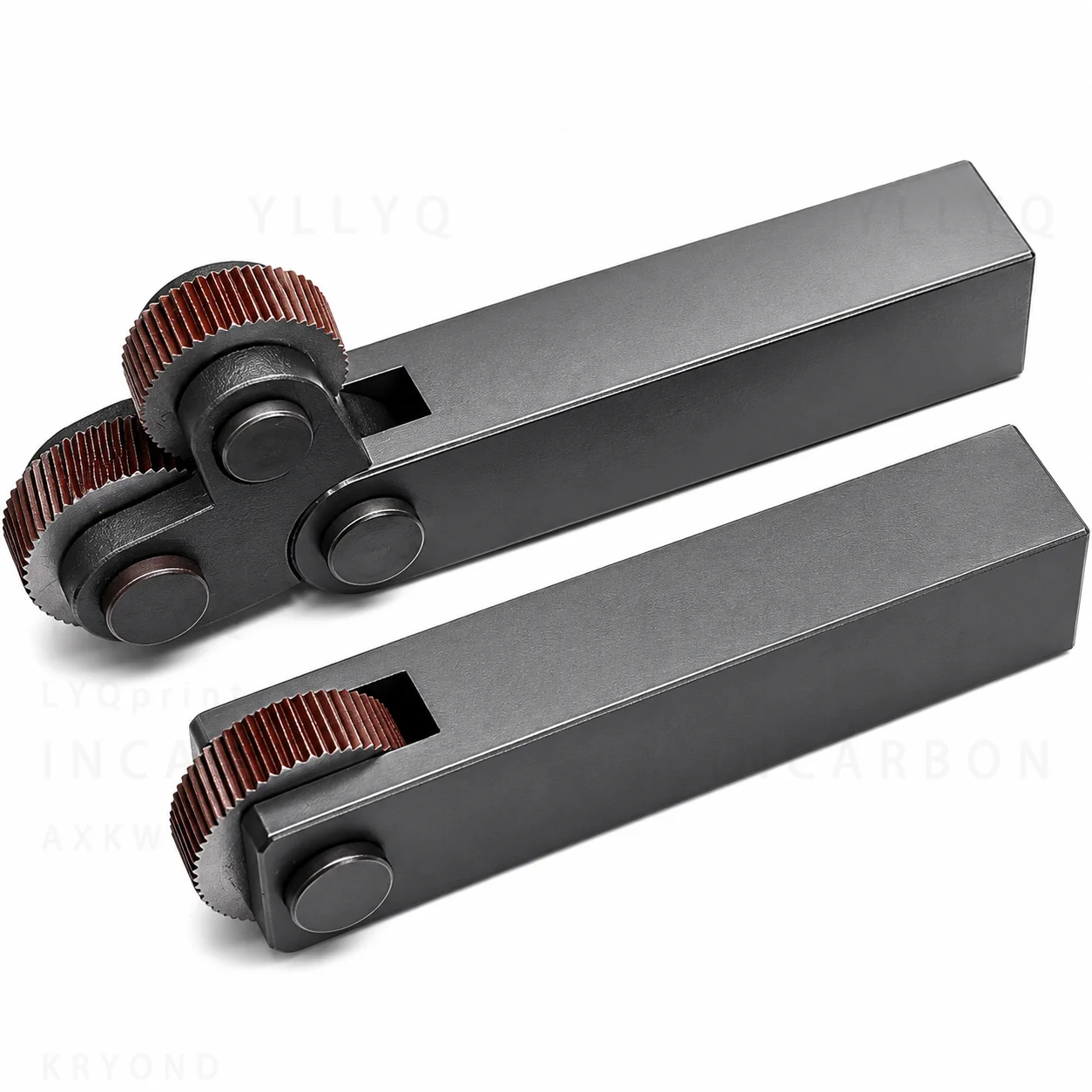 High Precision Mesh Knurling Tool Holder Straight Single Wheel Linear Pitch Knurling Tool for CNC Lathe Steel Embossing Wheel